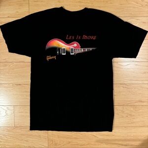 Vintage Gibson Les Paul “Les is More” shirt - Size M